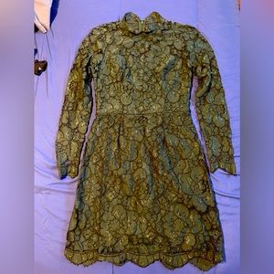 Dark Green Lace Betsey Johnson Dress